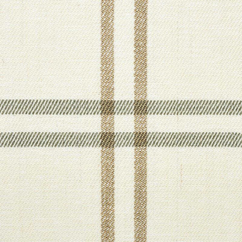 Schumacher Luberon Plaid Natural Fabric
