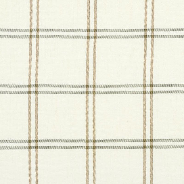 Schumacher Luberon Plaid Natural Fabric