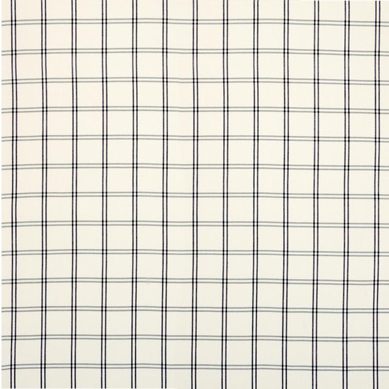 Schumacher Luberon Plaid Black Fabric