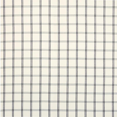 Schumacher Luberon Plaid Black Fabric