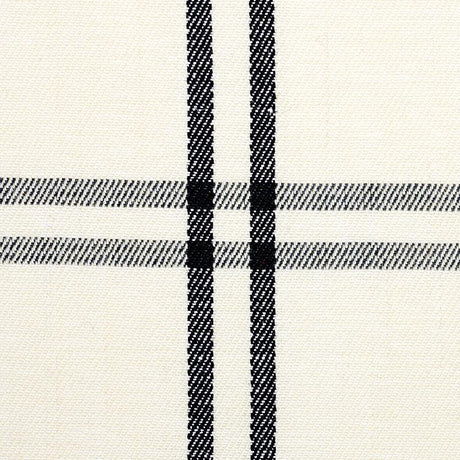 Schumacher Luberon Plaid Black Fabric