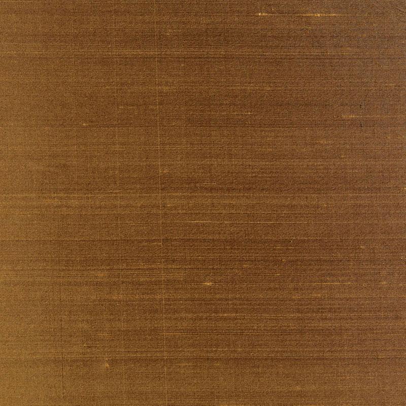 Schumacher Bellini Silk Bronze Fabric