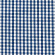 Schumacher Barnet Cotton Check Navy Fabric
