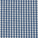 Schumacher Barnet Cotton Check Navy Fabric