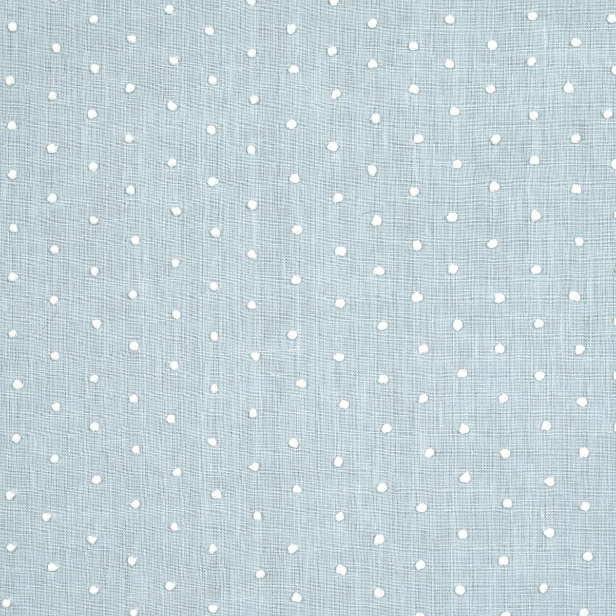 Schumacher Pebble Embroidery Sky Fabric