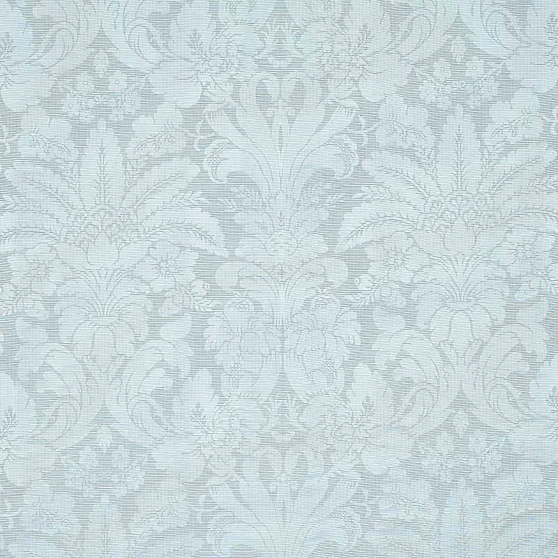 Schumacher Colette Linen/Silk Damask Chambray Fabric