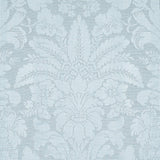 Schumacher Colette Linen/Silk Damask Chambray Fabric