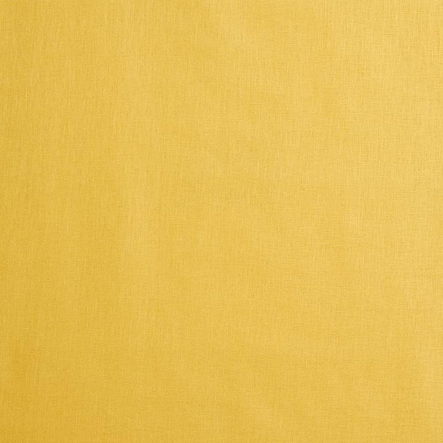 Schumacher Lange Glazed Linen Yellow Fabric