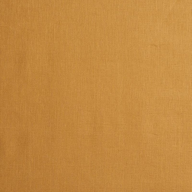 Schumacher Lange Glazed Linen Caramel Fabric