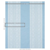 Schumacher Toledo Embroidery Chambray Fabric