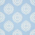 Schumacher Olana Linen Embroidery Sky Fabric
