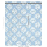 Schumacher Olana Linen Embroidery Sky Fabric