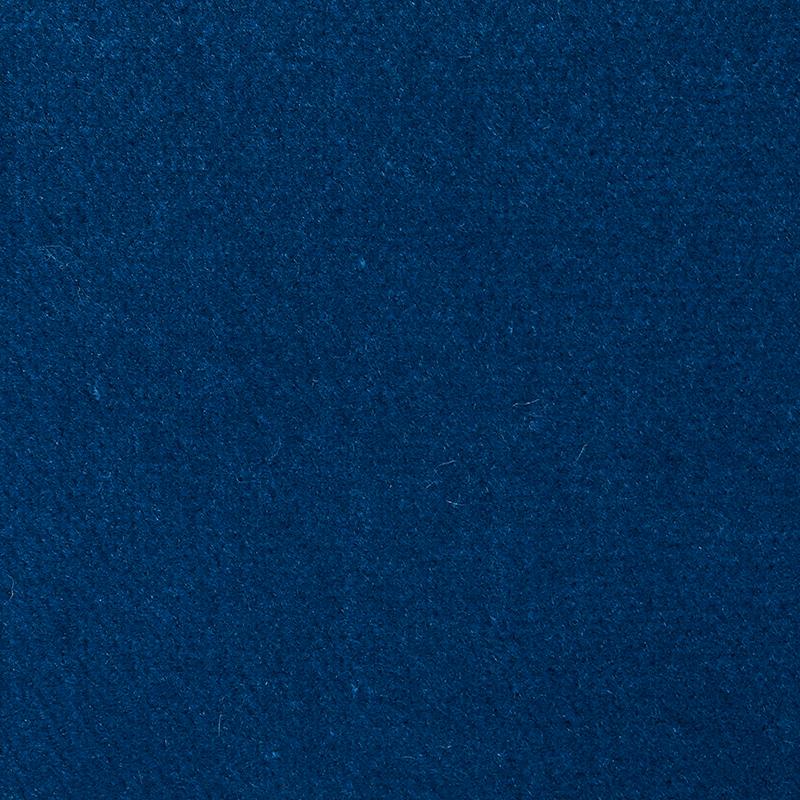Schumacher Rocky Performance Velvet Deep Sapphire Blue Fabric