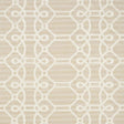 Schumacher Ziz Embroidery Natural Fabric