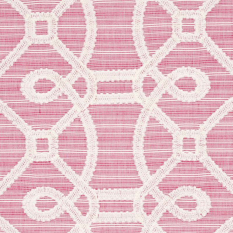 Schumacher Ziz Embroidery Pink Fabric