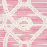 Schumacher Ziz Embroidery Pink Fabric