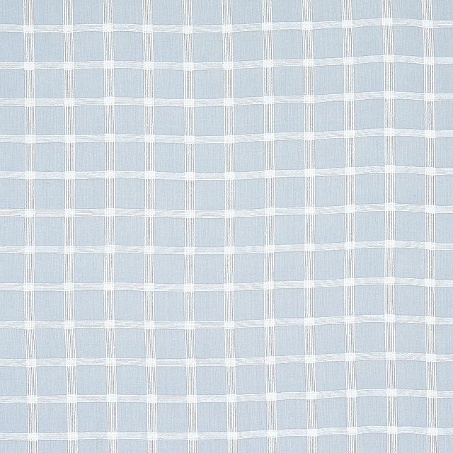 Schumacher Pauline Check Casement Chambray Fabric