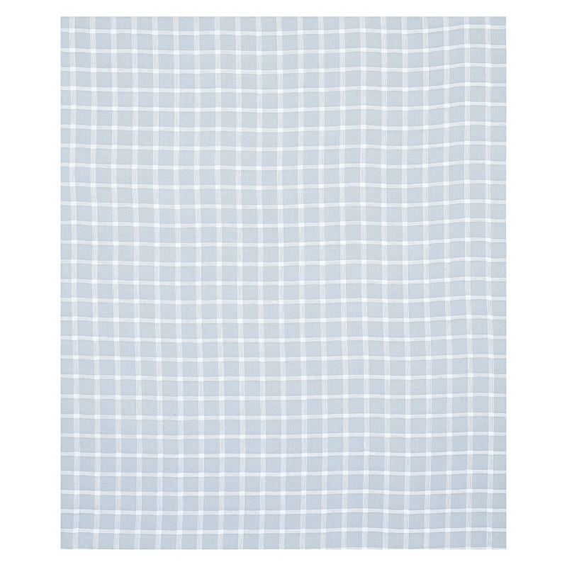 Schumacher Pauline Check Casement Chambray Fabric