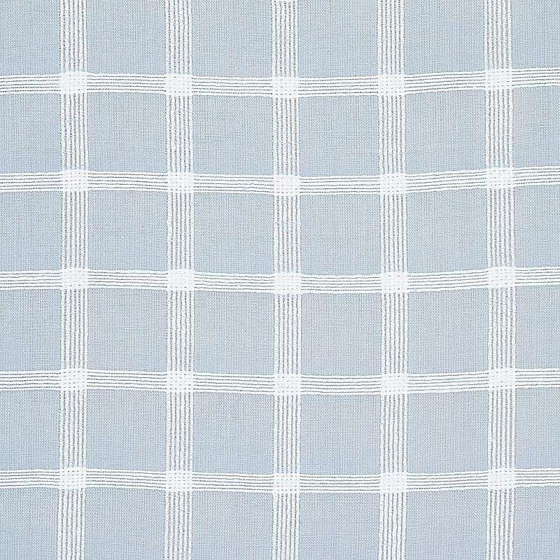 Schumacher Pauline Check Casement Chambray Fabric