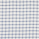 Schumacher Pauline Check Casement Blue Fabric
