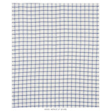 Schumacher Pauline Check Casement Blue Fabric