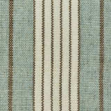 Schumacher Horst Stripe Sky Fabric