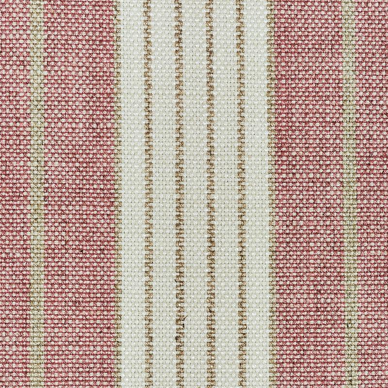 Schumacher Horst Stripe Rose Fabric