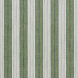 Schumacher Horst Stripe Green Fabric