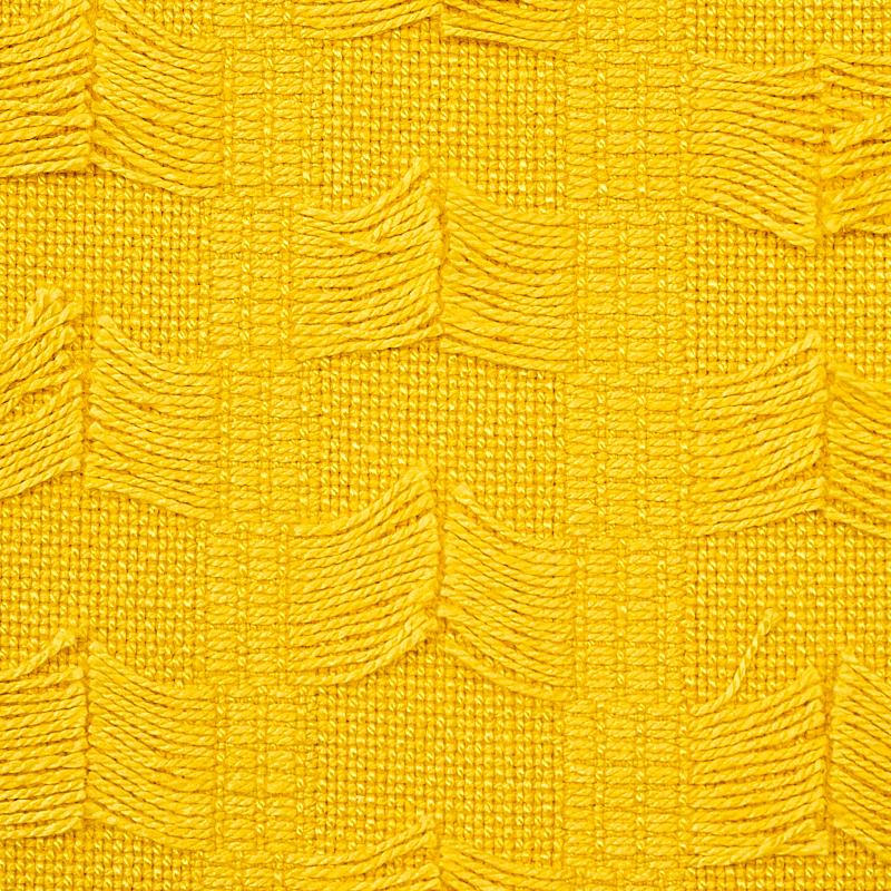 Schumacher Montego Fringe Yellow Fabric