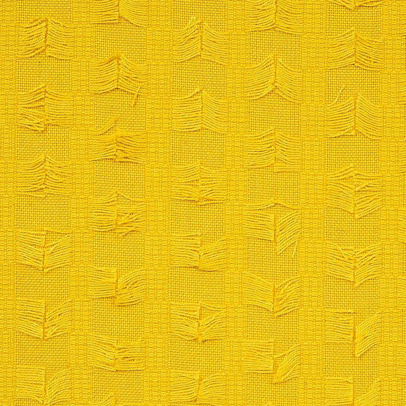 Schumacher Montego Fringe Yellow Fabric