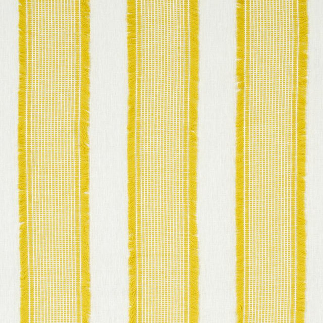 Schumacher Tulum Casement Yellow Fabric
