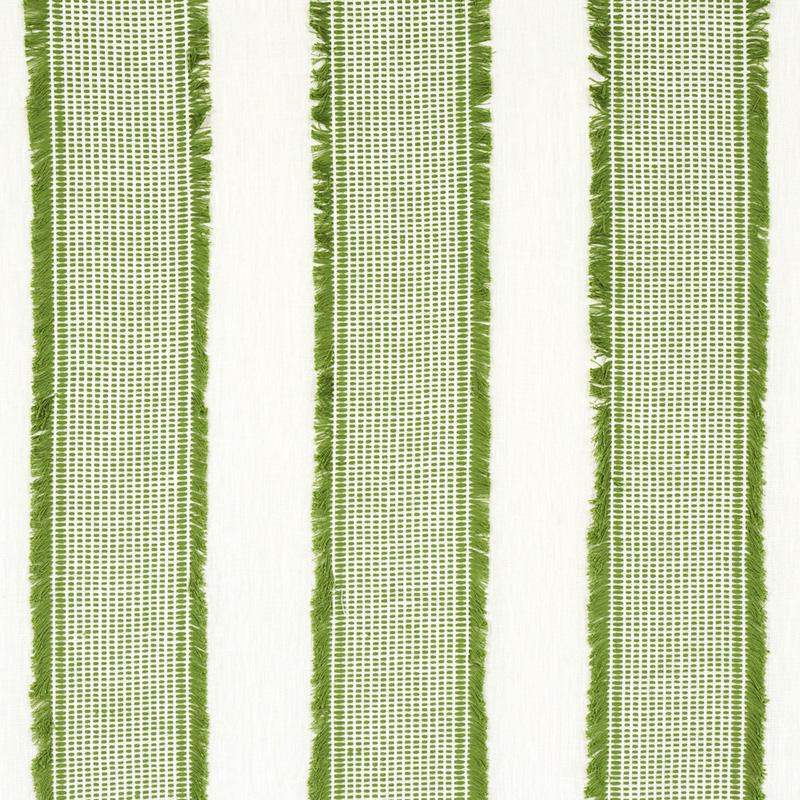 Schumacher Tulum Casement Green Fabric