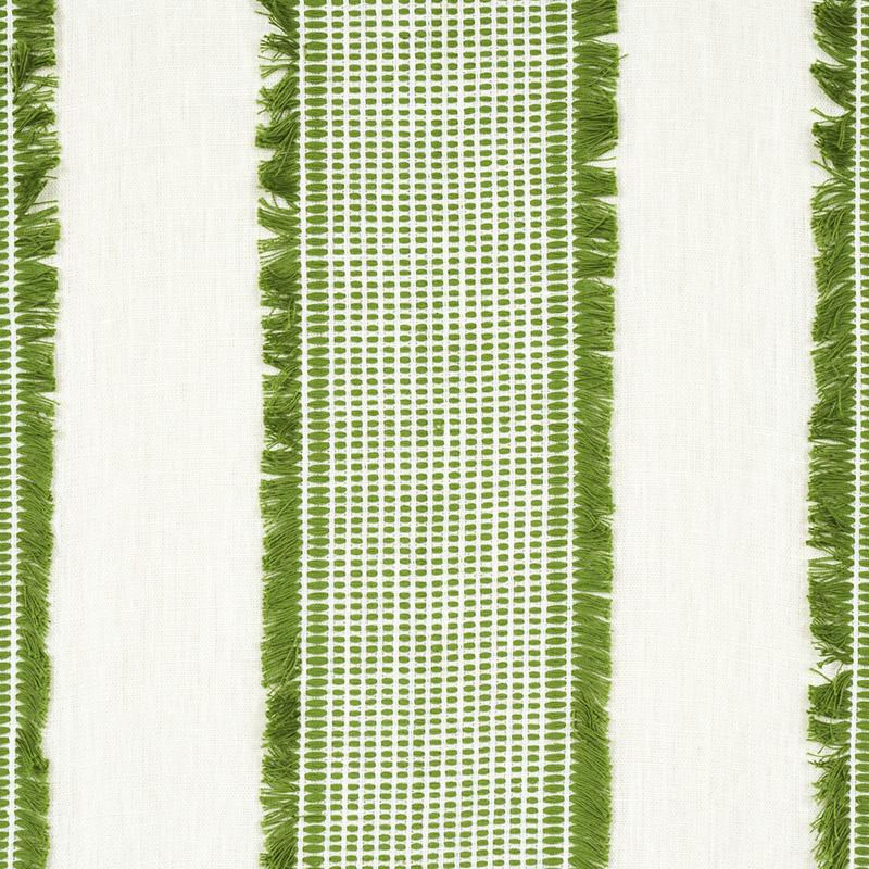 Schumacher Tulum Casement Green Fabric