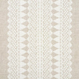 Schumacher Wentworth Embroidery Natural Fabric