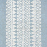 Schumacher Wentworth Embroidery Chambray Fabric