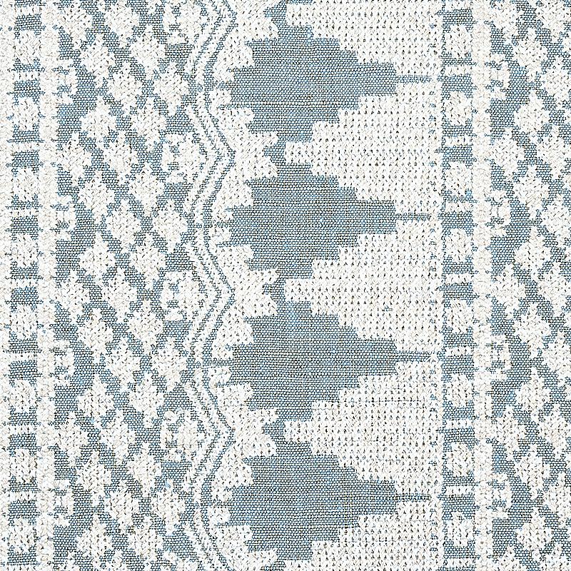 Schumacher Wentworth Embroidery Chambray Fabric