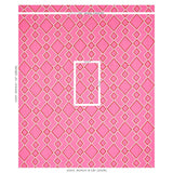 Schumacher Branson Embroidery Pink Fabric