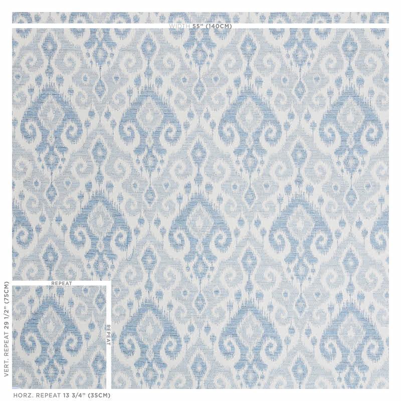 Schumacher Dedra Sky Fabric