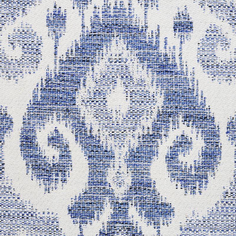 Schumacher Dedra Indigo Fabric