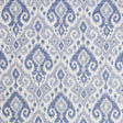 Schumacher Dedra Indigo Fabric