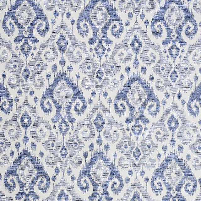 Schumacher Dedra Indigo Fabric