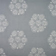 Schumacher Isla Hand Embroidery Sky Fabric