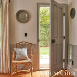 Schumacher Isla Hand Embroidery Sky Fabric