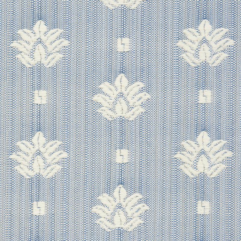 Schumacher Brunel Sky Fabric