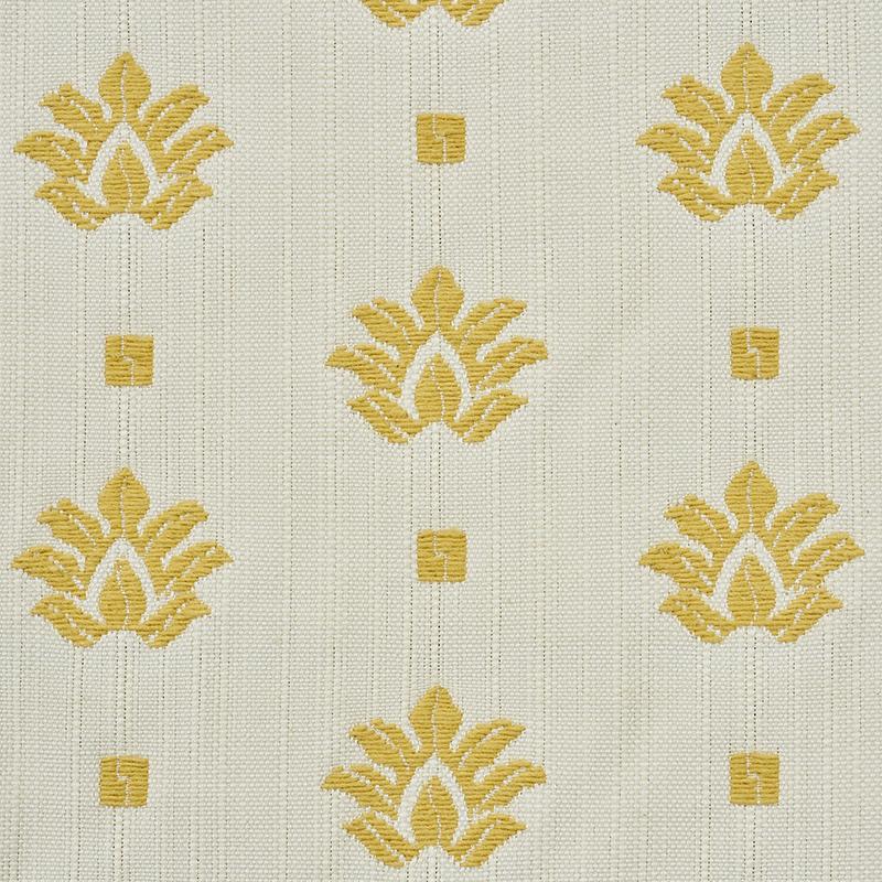 Schumacher Brunel Yellow Fabric