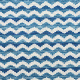 Schumacher Roebuck Performance Blue Fabric