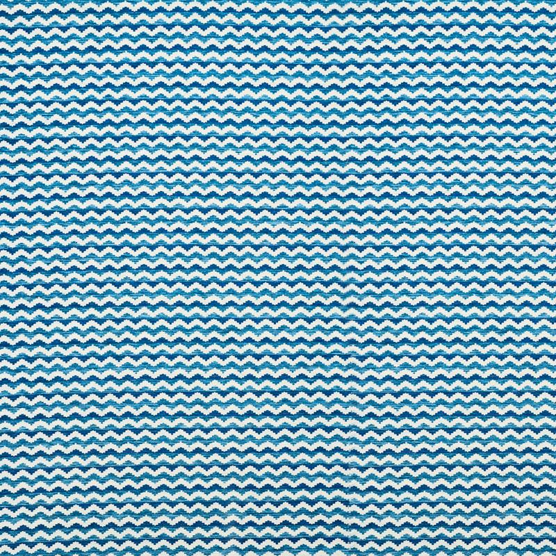 Schumacher Roebuck Performance Blue Fabric