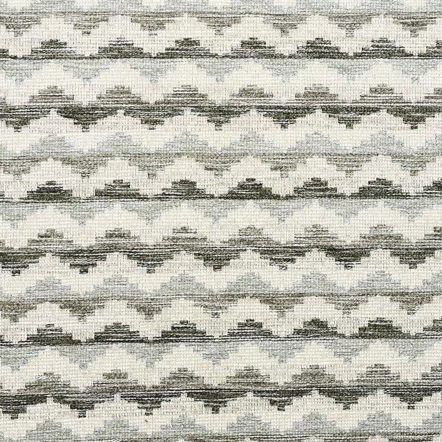 Schumacher Roebuck Performance Grey Fabric