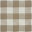 Schumacher Barnes Performance Check Natural Fabric