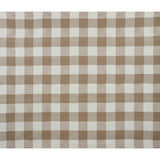 Schumacher Barnes Performance Check Natural Fabric